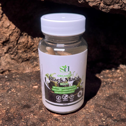 Organic Black Maca Root Capsules